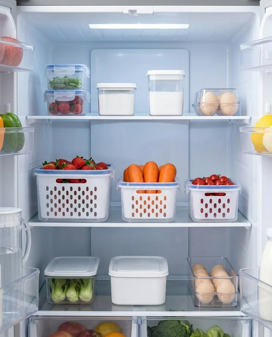 Kit Organizador Hermético para Geladeira